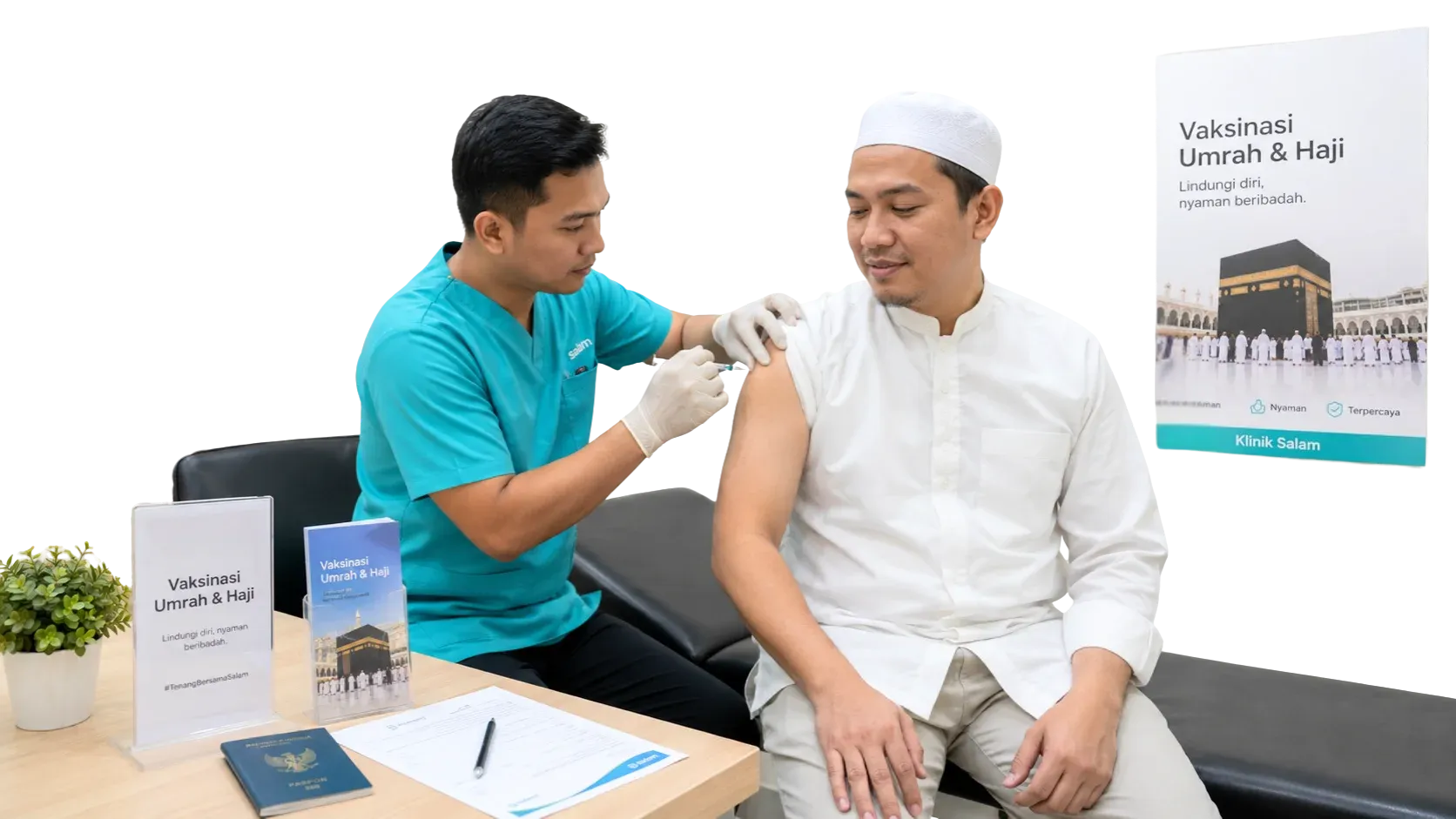 Layanan vaksin di Salam Klinik