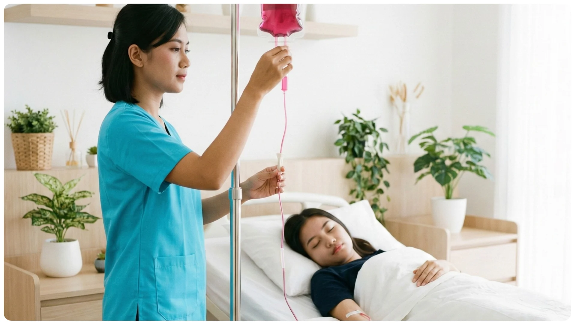 Layanan Infus dan Injeksi Vitamin